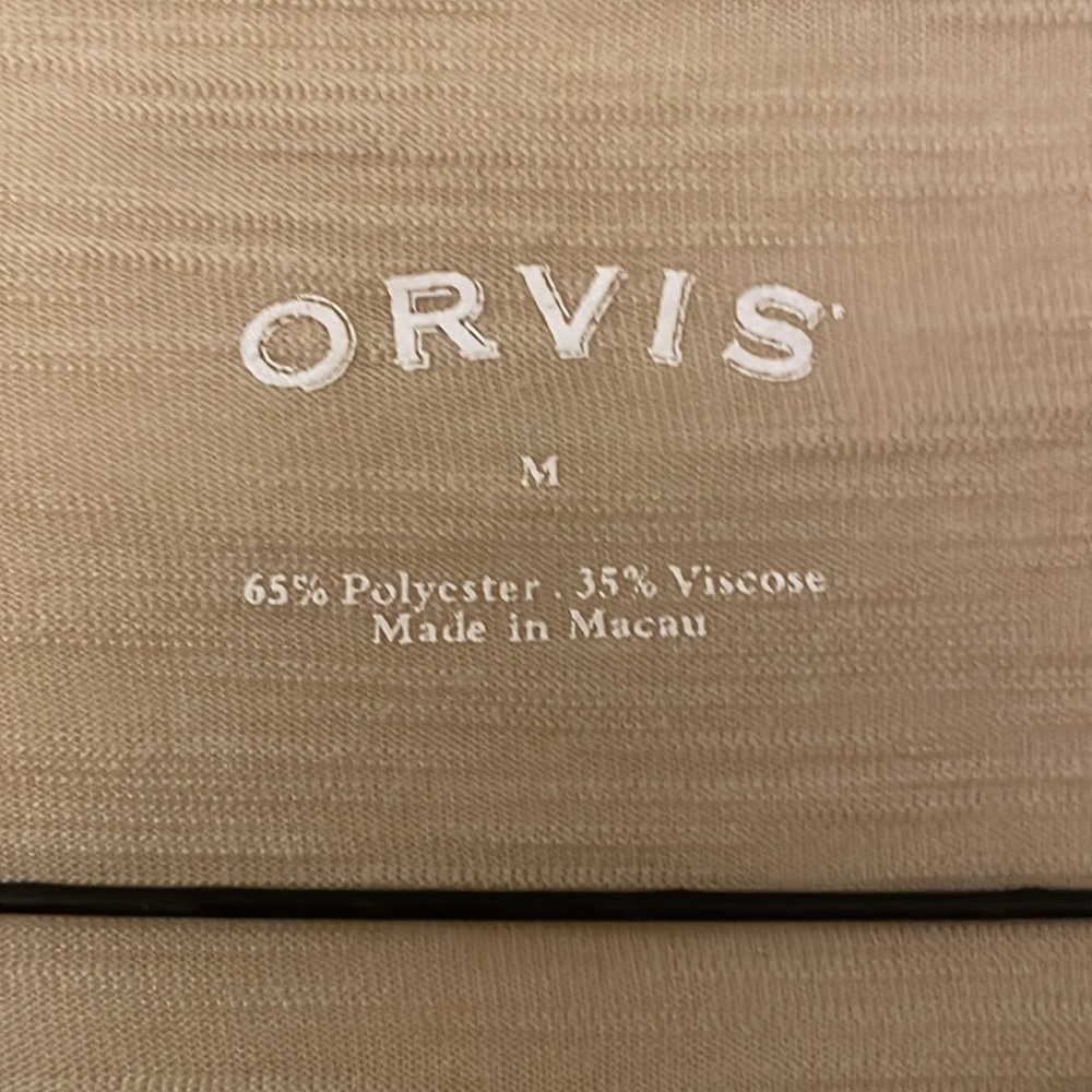 Orvis Tan Ruffled Blouse - Picture 2 of 2